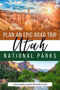 utah national parks road trip planner